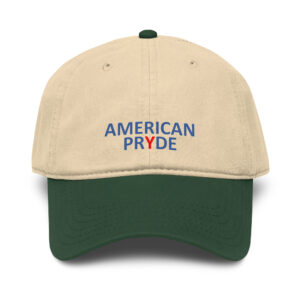 American Pryde Garment washed baseball cap