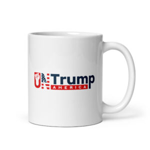 American Pryde White glossy mug